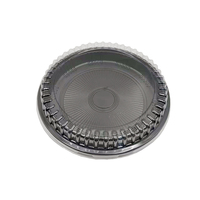 JY-82103 Ronde Sushi Schaal Afhaalschaal met Deksel Plastic Fruit Sashimi Schaal Salade Eetbak