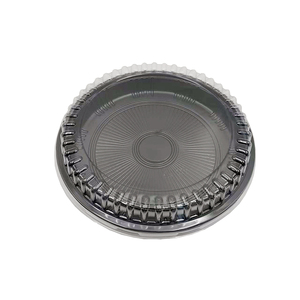 <span class=keywords><strong>Plateau</strong></span> alimentaire rond JY-82103 pour sushis, conteneur alimentaire à emporter avec couvercle, <span class=keywords><strong>plateau</strong></span> en plastique pour fruits, sashimi, salade, boîte alimentaire - Product Image 6