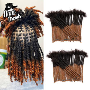 Due fili di rotazione Dreadlocks <span class=keywords><strong>Afro</strong></span> Locs crespo estensione ordinata acconciatura per uomo capelli umani Locs - Product Image 2