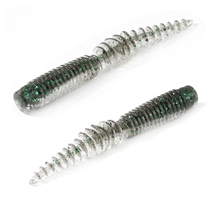 En gros 10 pièces/sac 1.2g 6cm flottant ver appât avec <span class=keywords><strong>sel</strong></span> et poisson Tpe artificiel doux leurres de pêche - Product Image 2