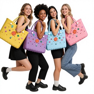 2026 Custom EVA <b>Beach</b> <b>Bag</b> Casual Eva Tote <b>Bags</b> with Charms - Product Image 1