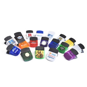 Tùy Chỉnh Nhựa U Hình Dạng Văn Phòng Lớn Tủ Lạnh Nam Châm Túi Clip Từ <span class=keywords><strong>Memo</strong></span> Clip - Product Image 5