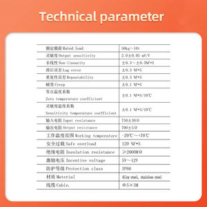 Cella di carico + indicatore Display a diaframma piano di pressione ad alta precisione sensore di carico di forza pressione del pulsante - Product Image 2