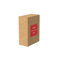 Boîtes en kraft personnalisées à extrémités inversées avec assemblage facile pour l'emballage de petites bouteilles