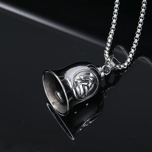 Cloche de moto vintage porte-bonheur en acier inoxydable avec logo personnalisé du fabricant - Product Image 6