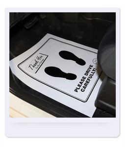 Giấy trắng dùng một lần thảm sàn xe thảm sàn nhựa - Product Image 1