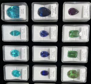 Piedras Preciosas de Paparacha Creadas en Laboratorio, Corte Oval Facetado, Color Naranja Rosado, para Joyería Fina, Tamaño 5-15 mm, Efecto de Juego de Color - Product Image 5