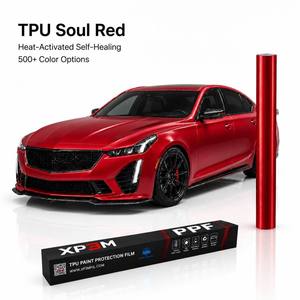 ฟิล์มใสกันรอยรถยนต์ XP3M Soul Red OEM Gloss TPU สีแดงเงา หนา 7.5 มิล ซ่อมแซมตัวเองได้ ป้องกันรอยขีดข่วน ป้องกันสีเหลือง พร้อมช่องระบายอากาศ - Product Image 1