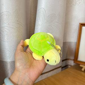 لطيف صغير لينة كاواي حقيبة الظهر قلادة سلحفاة الحيوان محشوة دمية أفخم سلسلة مفاتيح سلحفاة أفخم المفاتيح لتعزيز هدية - Product Image 6