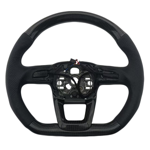 The Most Popular Carbon Fibre Leather Steering <b>Wheel</b> for Audi Models A3 A4 A4L A5 A7L A8 5 7 B9 A6 R8 Steering <b>Wheel</b> - Product Image 1