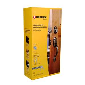 Hermex CEP-21JJP base antico ottone farfalla serratura ingresso - Product Image 1