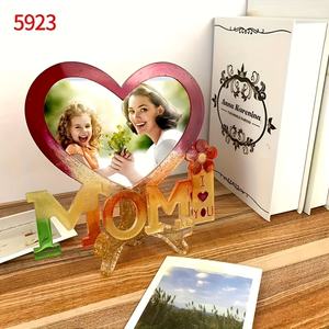 1 Juego de Moldes de Silicona para Curado en Caliente, con Forma de Corazón Irregular Artístico, para Marcos de Fotos con Curvas Complejas, Regalo DIY para el Día de la Madre, para Manualidades y Baby Shower - Product Image 5