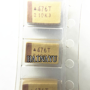 Hainayuic Entegre IC Diyot Direnç Baskılı İpek 476T Yama Tantal Kondansatör 47UF <span class=keywords><strong>50V</strong></span> Polar Kondansatör E Tipi 7343H 2917 %10 - Product Image 3