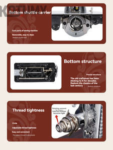 <span class=keywords><strong>Machine</strong></span> à <span class=keywords><strong>coudre</strong></span> manuelle à commande au pied avec fonction électrique - Product Image 6
