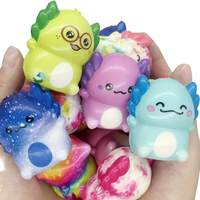 Jouets anti-stress en PU à remontée lente en forme de salamandre pour enfants de 8 à 13 ans, unisexe