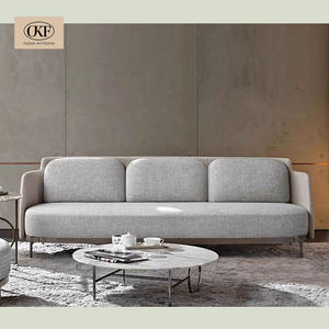 Chaises <span class=keywords><strong>de</strong></span> salle à manger <span class=keywords><strong>de</strong></span> loisirs modernes italiennes OKF, pieds en acier inoxydable, cuir synthétique, chambre à coucher, appartement, villa, <span class=keywords><strong>salon</strong></span>, commercial - Product Image 6