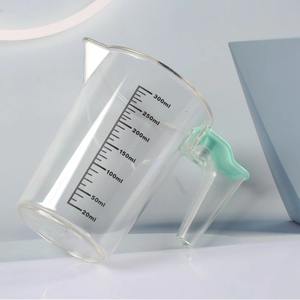 250-300ml PC plastic keuken bakbeker met gegradueerde digitale markering, transparant, met stapelbaar handvat - Product Image 4