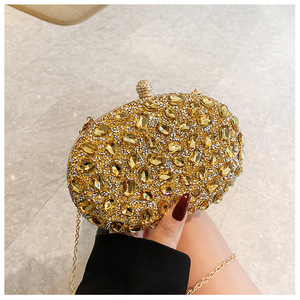 Bolso de mano con diamantes de imitación para mujer, de lujo, con cristales, para noche, bandolera, nuevo diseño de diamantes para fiesta 2026, bolso de boda, bolsos de diseñador - Product Image 3