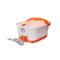 Appareil de massage des pieds portable à bulles d'eau, seau de trempage, machine de massage des pieds électrique Shiatsu à bulles, bain de pieds spa