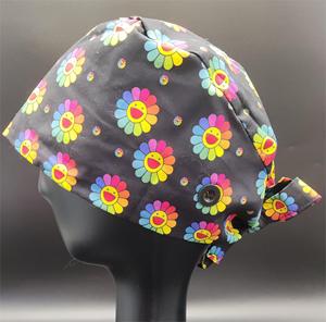 Bonnets de travail en coton tissé, bonnets de travail à motif de personnage, bonnets de travail à motif de <span class=keywords><strong>dessin</strong></span> <span class=keywords><strong>animé</strong></span>, doublés de satin, pour femmes et médecins - Product Image 4