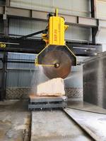 Machine de découpe de blocs de pierre à lames multiples de type pont pour le granit, le marbre, le grès et le calcaire