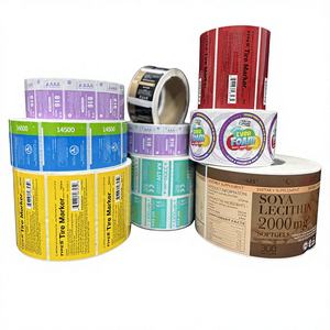 สติกเกอร์กันน้ำแบบม้วน พิมพ์สีเต็มรูปแบบ สำหรับติดขวดอาหาร ขวดเครื่องสำอาง ป้องกันน้ำมัน พร้อมโลโก้ สำหรับบรรจุภัณฑ์ - Product Image 5