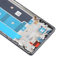 Écran LCD AMOLED d'origine avec numériseur et châssis pour Infinix Hot 50 Pro+ 4G X6880 Noir