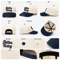 Casquette de baseball unisexe en coton vintage, ajustable, style trucker, avec logo personnalisé, teinte et vieillie, pour le sport, vierge et délavée, vente en gros