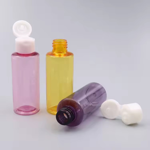 <b>50ml</b> Boston Round Toner <b>Bottle</b> Rose Water Cosmetic Packaging PET Plastic <b>Bottle</b> with Screw Cap for Skincare Travel Use OEM ODM - Product Image 4
