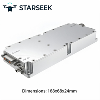 Module amplificateur RF GaN à large bande STARSEEK 100W 30-512MHz Alimentation +28V Protection intégrée contre la surchauffe Contre les drones 50dBm