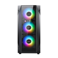 Casing PC Alseye, Casing PC Gaming, Aluminium ITX/M-ATX/ATX, Casing Komputer Gaming, PC Gamer