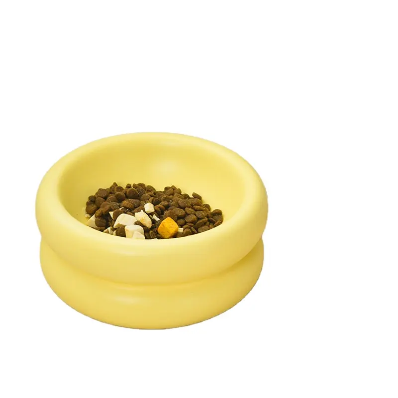 Pets Ceramic Bowl e Durable Porcelain Pet Food Bowl Ótimo para Alimentos Húmidos Alimentos Secos e Água