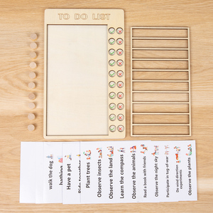 Montessori <span class=keywords><strong>per</strong></span> fare lista piano di apprendimento Puzzle <span class=keywords><strong>giochi</strong></span> da tavolo sviluppare abitudini Checklist checkcheckchart giocattoli educativi <span class=keywords><strong>per</strong></span> bambini ragazzi ragazze - Product Image 5