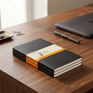 Taccuino a Righe Moleskine Cahier L 100 Pagine, Organizer Rilegato con Copertina Rigida in Pelle PU, Stile Stampato Modello 107158-2 - Product Image 2