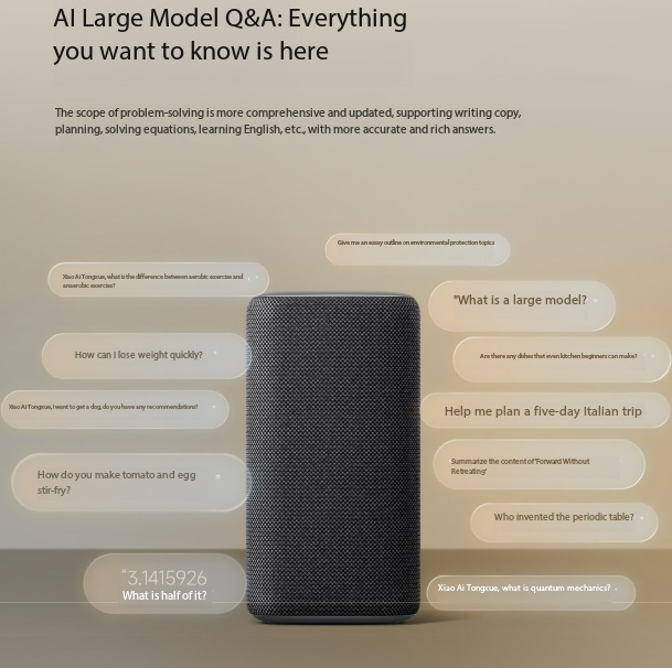 Smart Speaker Pro Black Smart Speaker Pro Black | High Bass Stereo Sound Assistant
