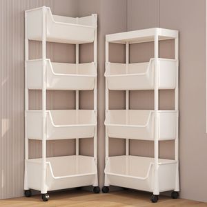 Portable <b>Storage</b> Rack Trolley 5 Tier With Casters Multi Purpose Home Organizer For Kitchen Living Room Bedroom - Product Image 2