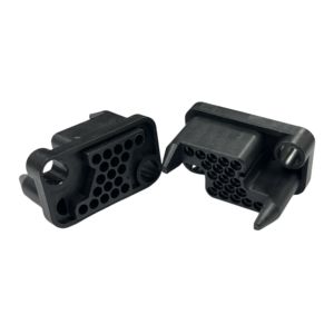 กล่องขั้วต่อด้านหลัง208210-2 19ตำแหน่งช่องเสียบตัวเมียช่องเสียบลิ้นชักติดแผงสีดำ - Product Image 4