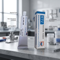 Adhésif silicone alcoxy neutre RTV haute résistance KEJIA Modèle KJ-998-8W Blanc, non-affaisseur, dur, pour utilisation sur fibres et vêtements, fabriqué en Chine