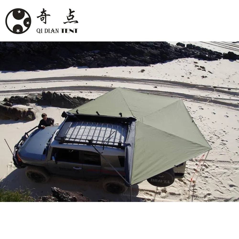 Voertuig 4X4 Luifel Trailer/Turck/Jeep/Canvas Foxwing Luifel Voor Auto Camper