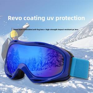 Liquidation Double couche Anti-buée <span class=keywords><strong>Ski</strong></span> lunettes à la mode OTG étanche à la neige lunettes aveugles pour hommes femmes jeunesse modèle lunettes anti-neige - Product Image 2