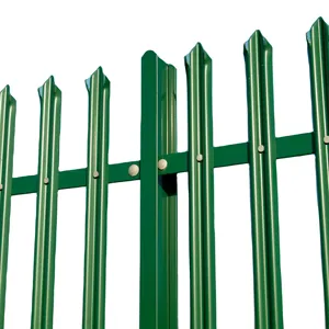 Açı demir kenya galvanizli w tipi palisade sınır bahçe avrupa çit fiyatları kapı