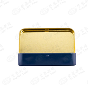 2pcs Food-Grade Deep Tinplate <strong>Rectangular</strong> <strong>Box</strong> Recyclable Cosmetic Storage for Biscuit Candy Stationery <strong>Cards</strong> Other Items - Product Image 4