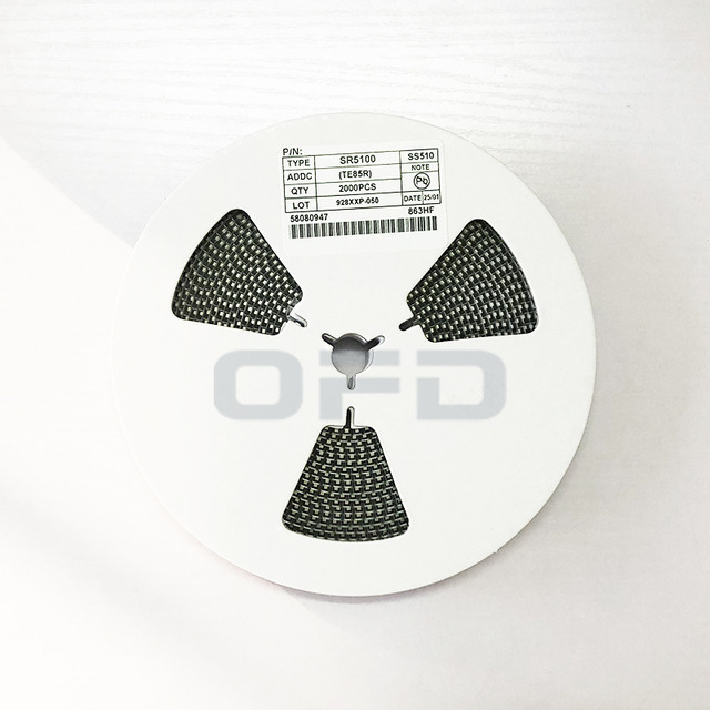 SS510 (SR5100) SMB Schottky Rectifier Diode Surface Mount 5A DO-214AA Schottky Barrier Rectifier Diode SR5100 SS510