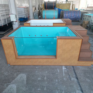 Piscine hors sol en acrylique transparent, conteneur en fibre de verre, spa préfabriqué, fournitures pour maison de piscine, cascade - Product Image 6