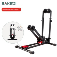 Support de présentation vertical réglable pour vélo de route à double barre et vélo de montagne, pliable pour intérieur