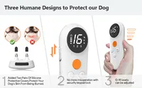 犬のショックカラー防水充電式犬の電気トレーニングカラー、ビープ振動安全なショックモード付きリモート