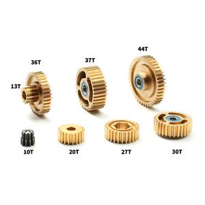 Set roda gigi transmisi kotak gir logam untuk truk RC Tamiya 1/14. Suku cadang Upgrade, kekuatan tinggi, presisi pas, operasi mulus, pengisian kebisingan - Product Image 4