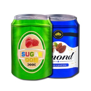 Bolsas de plástico de Mylar a prueba de niños, con forma Irregular, Ziplock, bolsas personalizadas de 3,5g, dulces, Mylar - Product Image 1