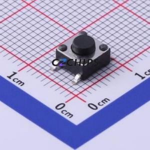 K2-1102SP-A5SC-04 Tactile Switch SMD-4P,6x6mm Switch 3.5N Vertical Mount 6mm 6mm - Product Image 1