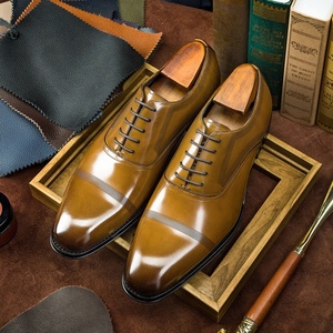 Men's Stylish Oxford Dress <b>Shoes</b> Luxury Casual and Formal Business Handcrafted Leather Footwear for Autumn Season - Product Image 6